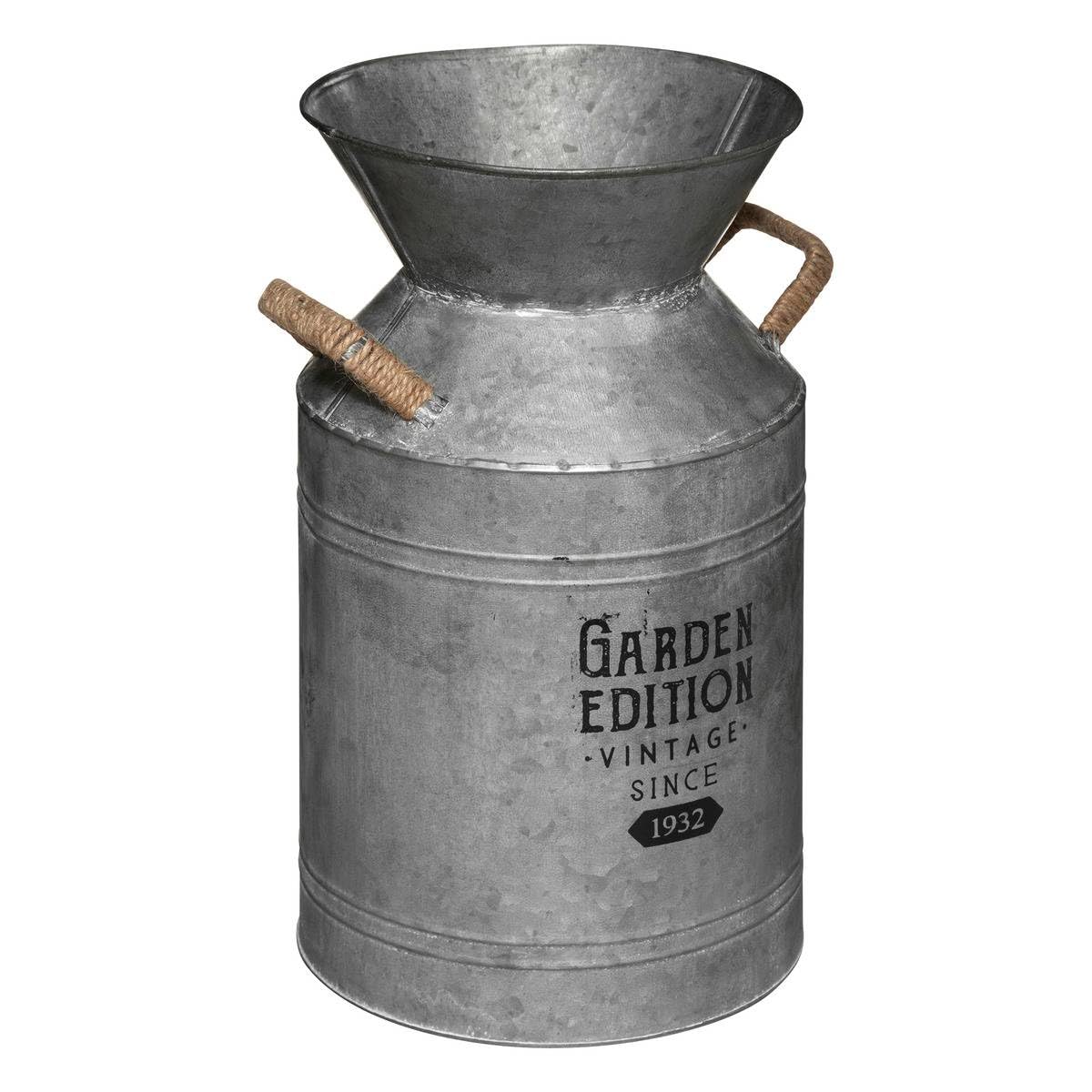 ATMOSPHERA CREATEUR D'INTERIEUR - Lattiera in metallo grigio H37cm