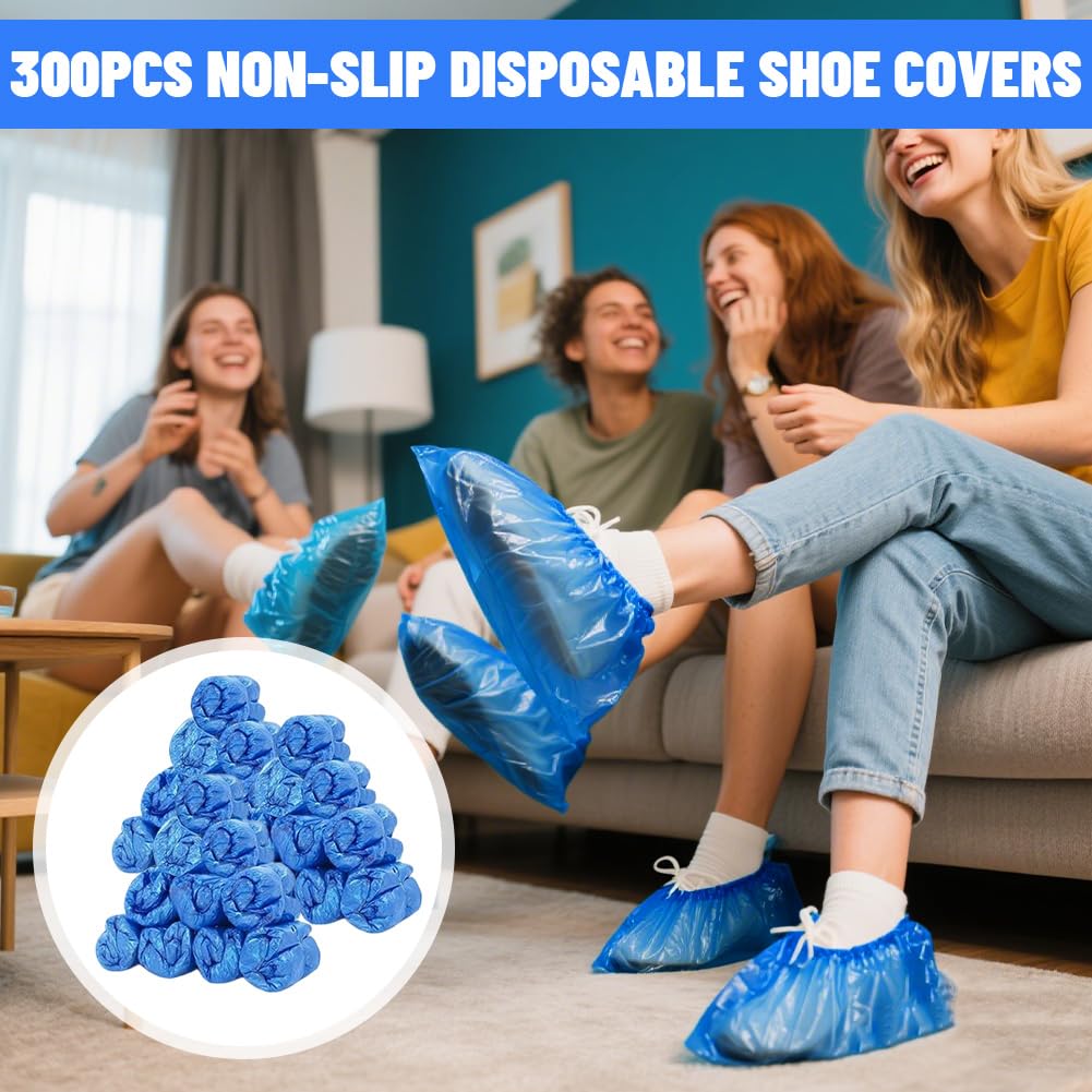 Copriscarpe Automatico con 300 Ppezzi, Usa e Getta, per Casa, Ufficio, Hotel, Laboratorio, Antiscivolo e Impermeabile