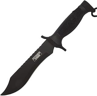 12" Tactical Bowie Survival Hunting Knife w/Sheath Military Combat Fixed Blade - DEFENDER XTREME
