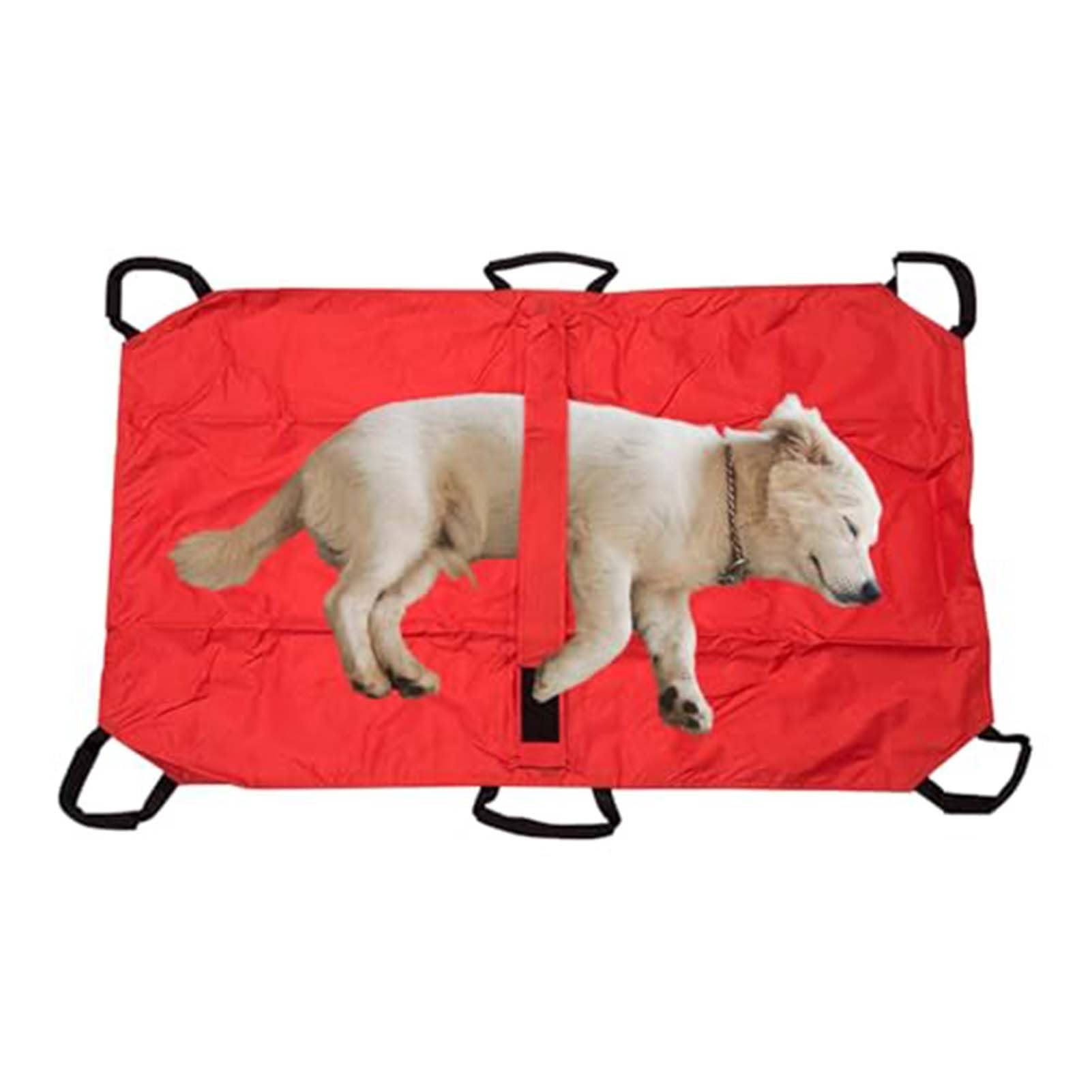 QICBYING Gurney Transport Dog Stretcher, Animal Carrier Stretcher, Multifunctional Patient Pet Lifting Rescue Tool, For Small Medium Large Puppy Cat(Red)