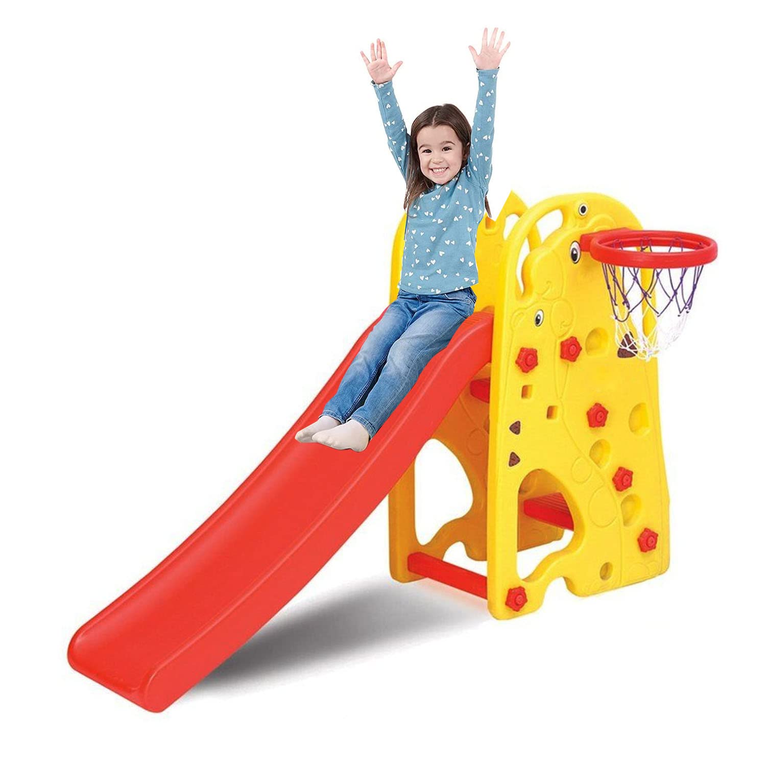 GoodLuck Baybee Super Senior Baby Slide for Kids & Babies Slide | Garden and School Toy Home Slides Indoor/Outdoor Slider for Childrens (Giraffe_Yellow) (B09SB7GTD4) Amazon Price History, Amazon Price Tracker