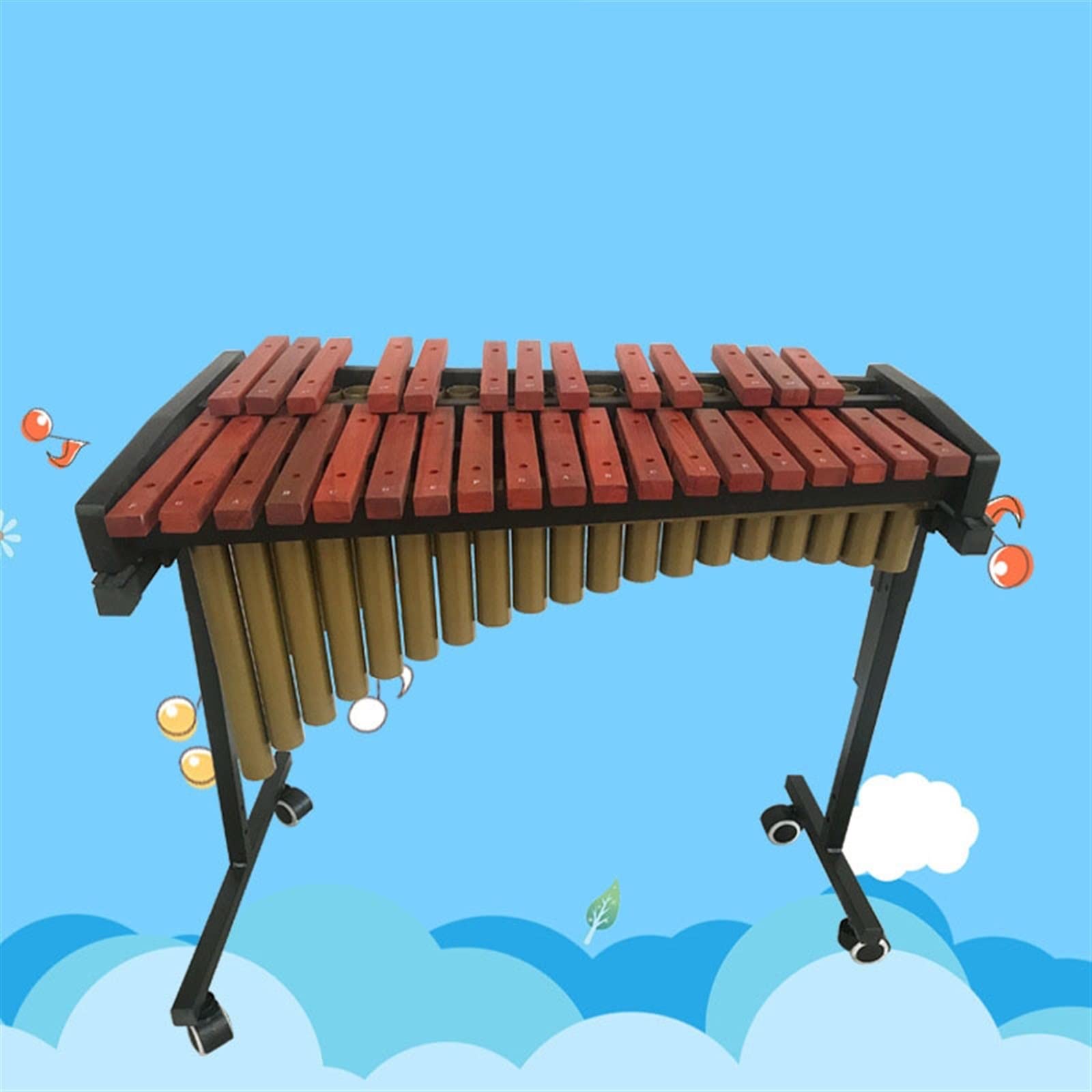 Strumento A Percussione Xilofono A Tubo Sonoro A 32 Bande Pianoforte A Bussare Professionale Piastra in Alluminio Pianoforte Suonare Il Pianoforte xilofone Musical