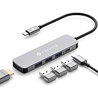 NOVOO Hub USB tipo C 5 in 1 Adattatore Multiporta con HDMI 4K@60Hz