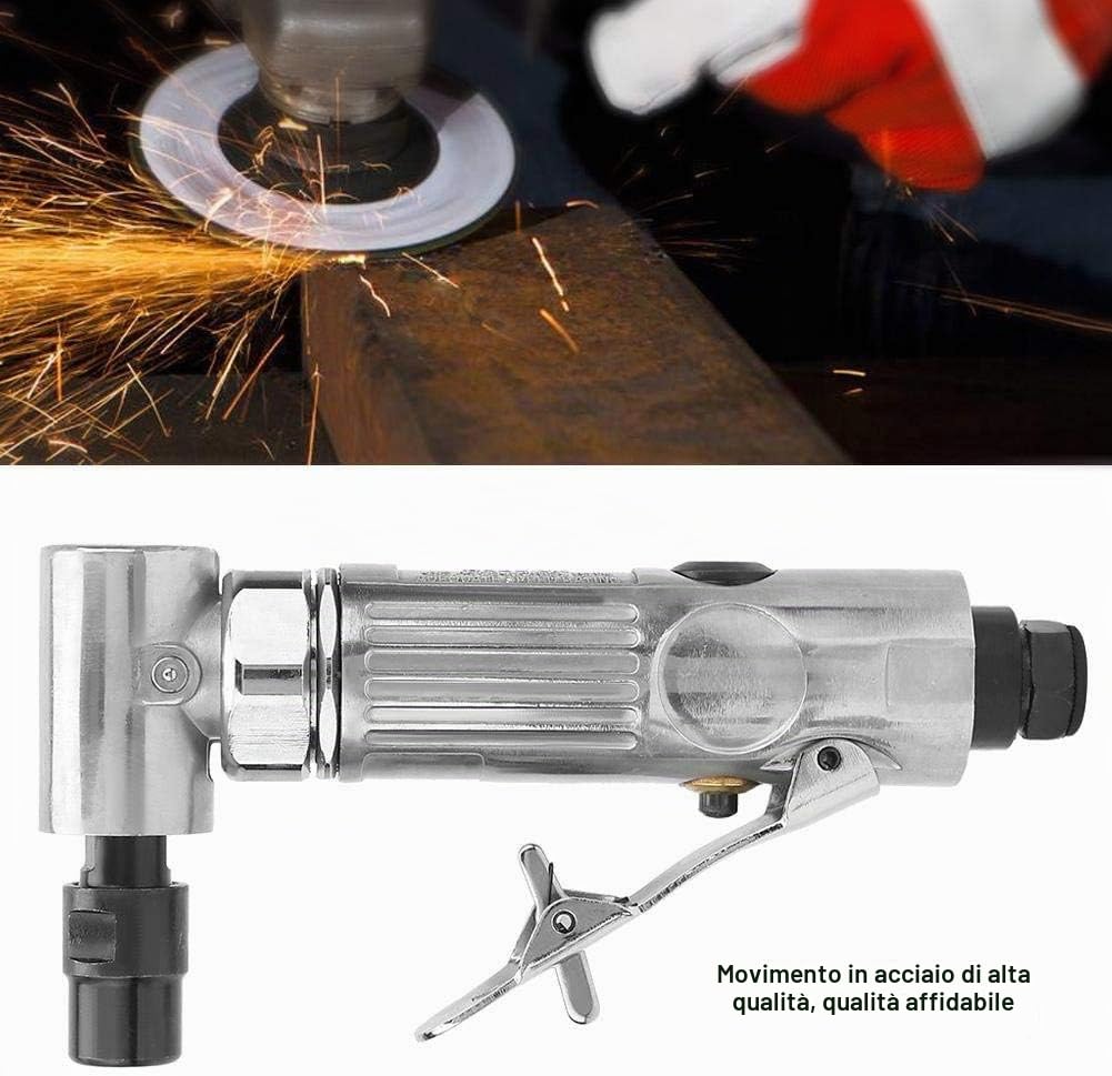 Smerigliatrice Pneumatica di Piegatura Pneumatica a 90 Gradi di Grado Industriale con Disco di Macinazione 2 Pollici Velocità di Rotazione a Vuoto MBSP 2000 rpm