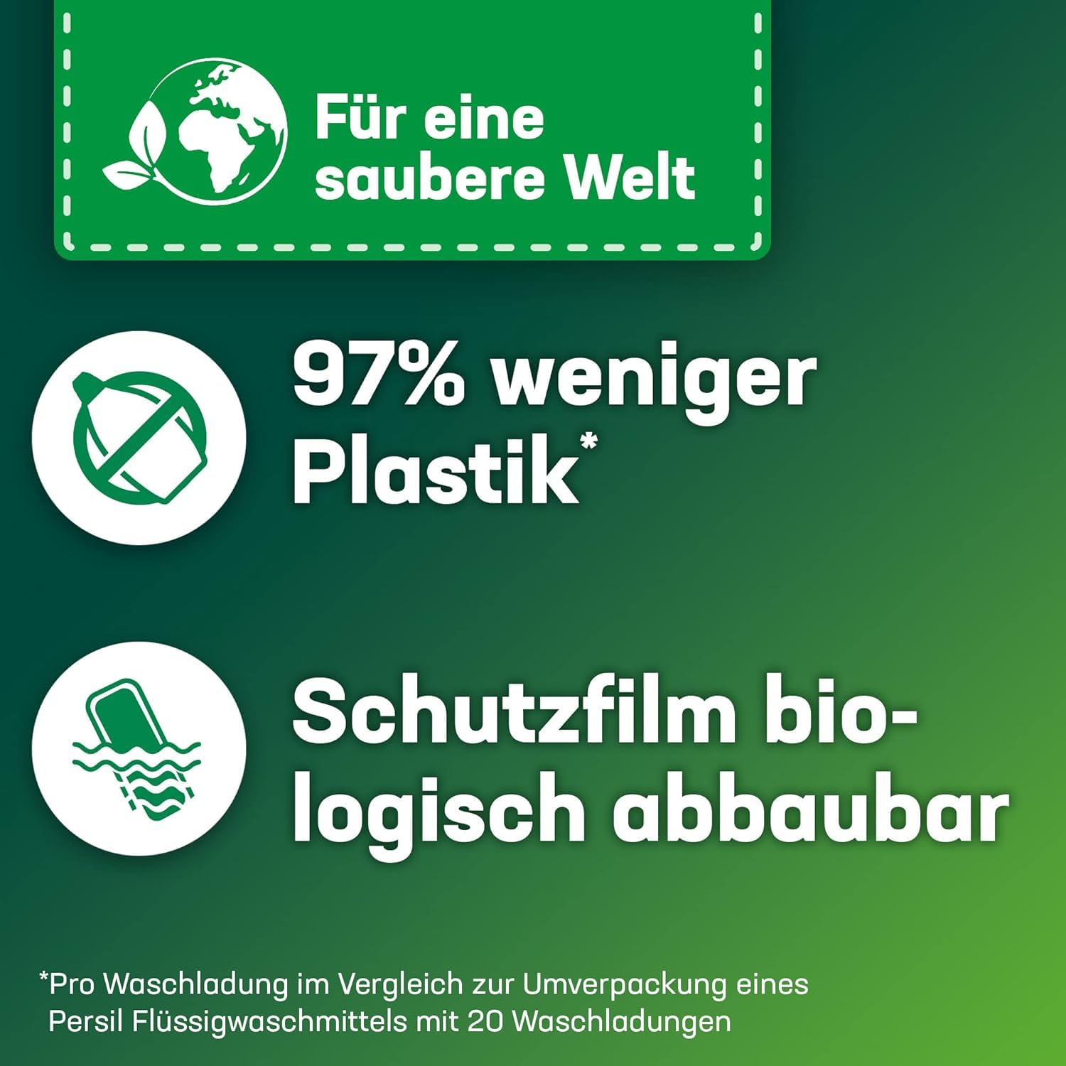Persil Power Bars Universal Waschmittel 180 Waschladungen, vordosiertes Vollwaschmittel in nachhaltiger Verpackung, für hygienisch reine Wäsche bereits ab 20° C