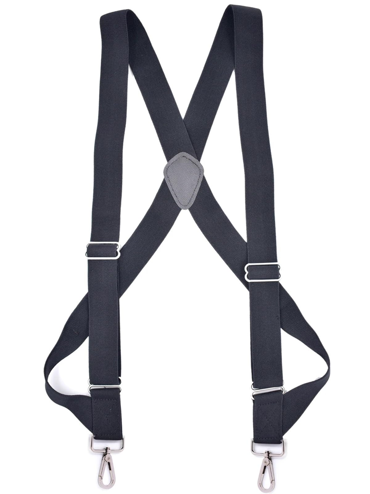 Tirantes Hombre Tirantes de Camionero con Gancho de Clip Lateral for Hombre, Tirantes de Trabajo de 3,5 cm de Ancho en Forma de X, Pantalones elásticos Ajustables, Cinturones de Correa(Green)
