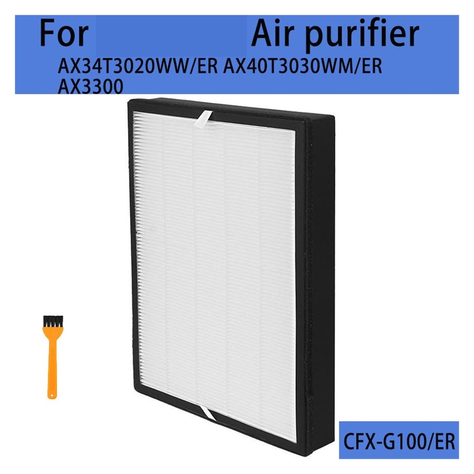 Filtr Węglowy HEPA Do Oczyszczacza Powietrza AX34T3020WWER AX40T3030WMER AX3300 | Częściami zamiennymi oczyszczacza powietrza Compatible With Samsung CFX-G100ER