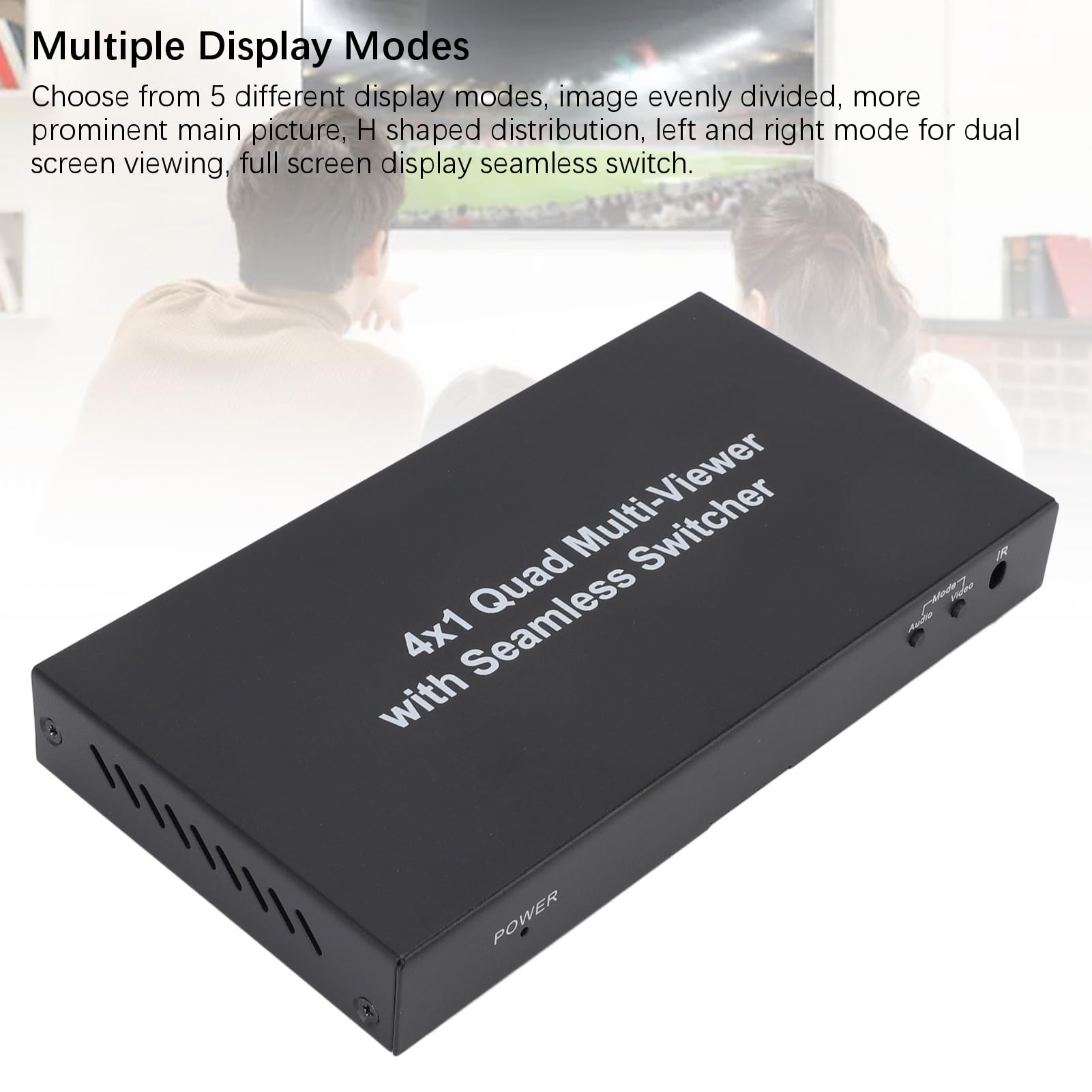 Pongnas HD Multimedia Interface Multiviewer 4x1, Quad Multi Viewer,