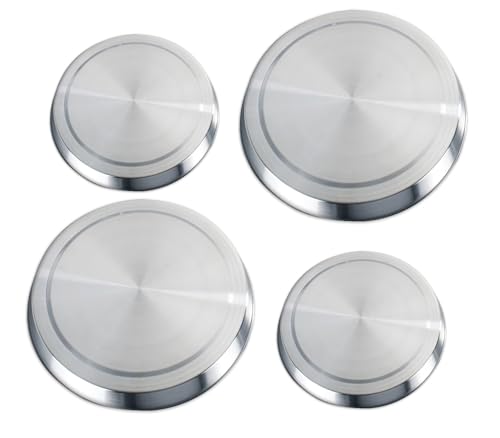 Herd-Abdeckplatten Edelstahl 4er Set