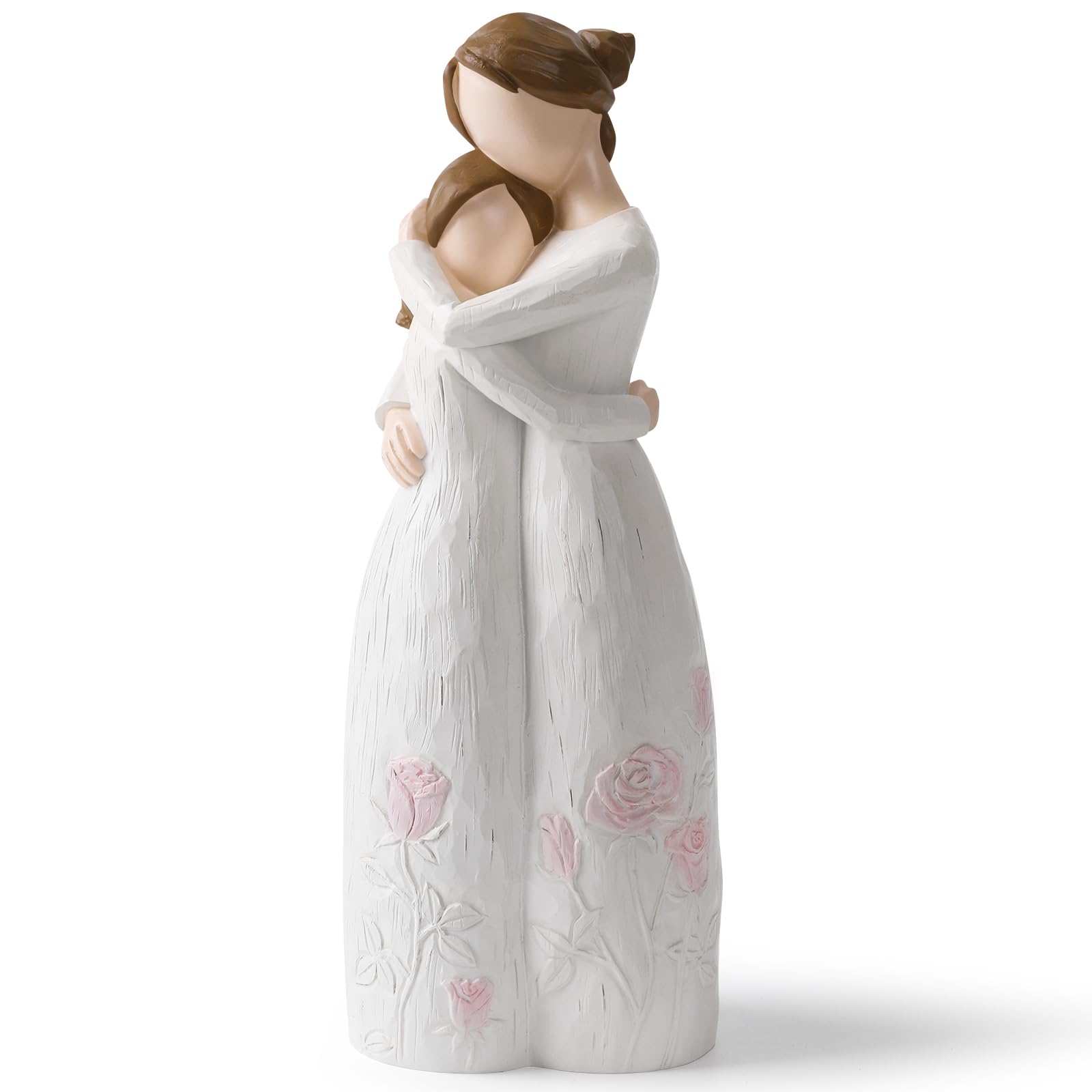 Mother Daughter Hug Figurine Handcrafted Resin Collectible Sentimental Gift of Love for Mom Birthday Mothers Day Thanksgiving Christmas