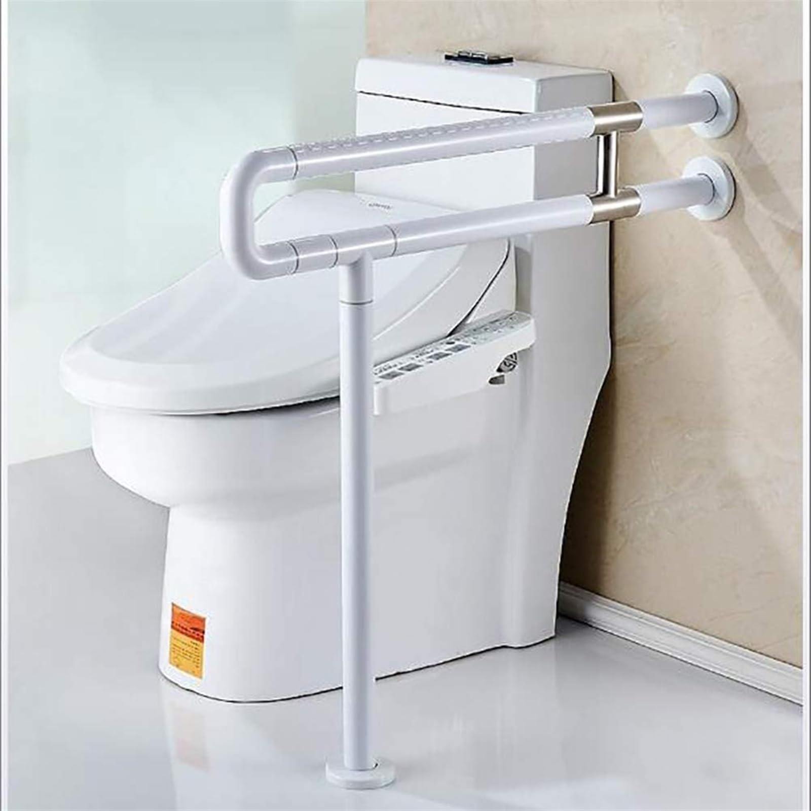 Pasamanos de Seguridad para Ducha, Barras de Apoyo para baño, Barra de Apoyo para Asiento de baño Antideslizante, Brazo abatible para bañera