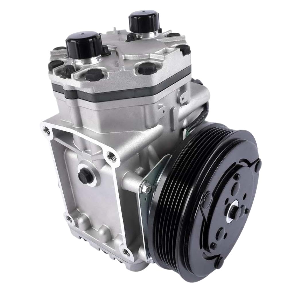 Qhtwuyqek Onecolor Ac Compressor Without Clutch Compatible With International Mer210l25149 Ap02 6 Grooves