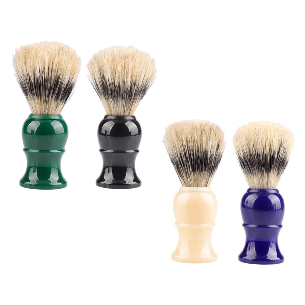 BELLIFFY Synthetic Bristle Shaving Brush Men's Shave Kit for Beard Care Compact Mustache Brush for Daily Use