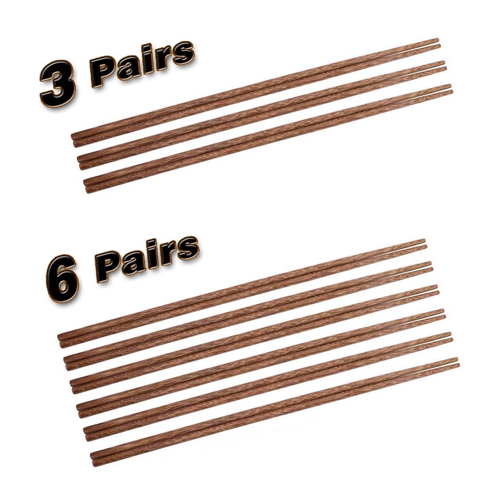 3 Pairs 16in Extra Long Cooking Chopsticks,for Hotpot, made of natural wood, reusable chopsticks, kitchen chopsticks (16in 3 Pairs) — Amazon image 6
