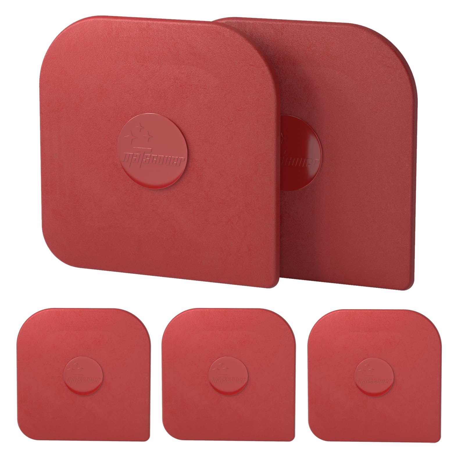 Pan Scraper, 5 Pcs Pot &amp; Dish Scraper Plastic, Sturdy Scraper Kitchen Tool