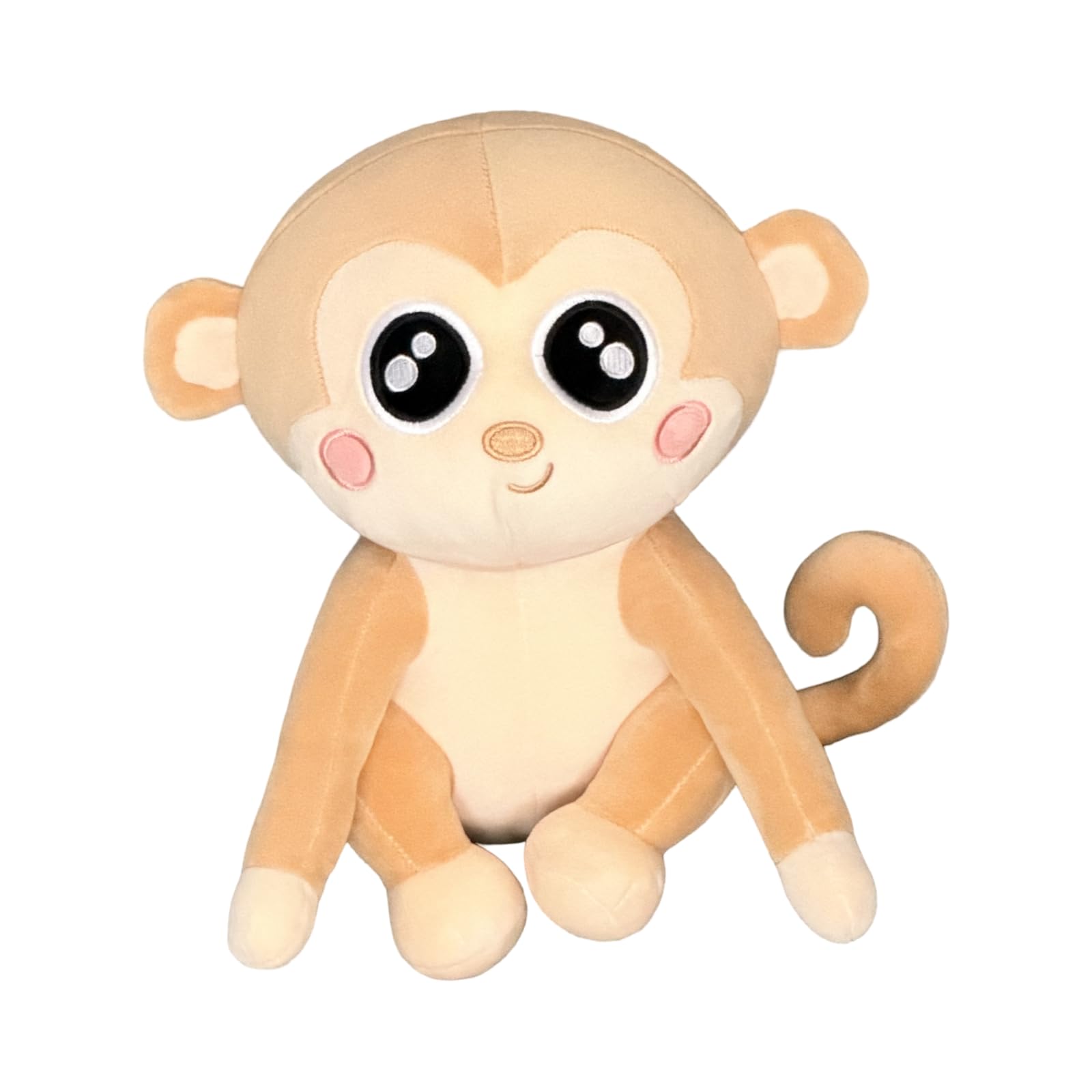 PretziPals Monkey Toy Plushie, Cuddly & Cutest Monkey Stuffed Animal for Kids and Adults, Cute Monkey Plushie for Girls & Boys, Adorable Gift for