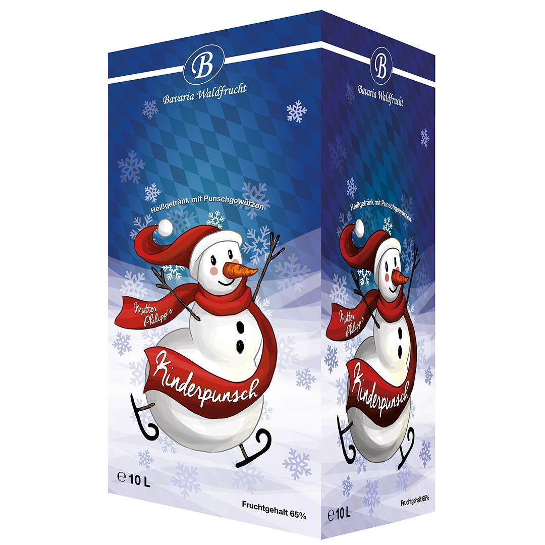 Bielmeier Hitzkopf Kinderpunsch Fruchtpunsch alkoholfrei 30x10 Liter Bag-in-Box Bayernwald