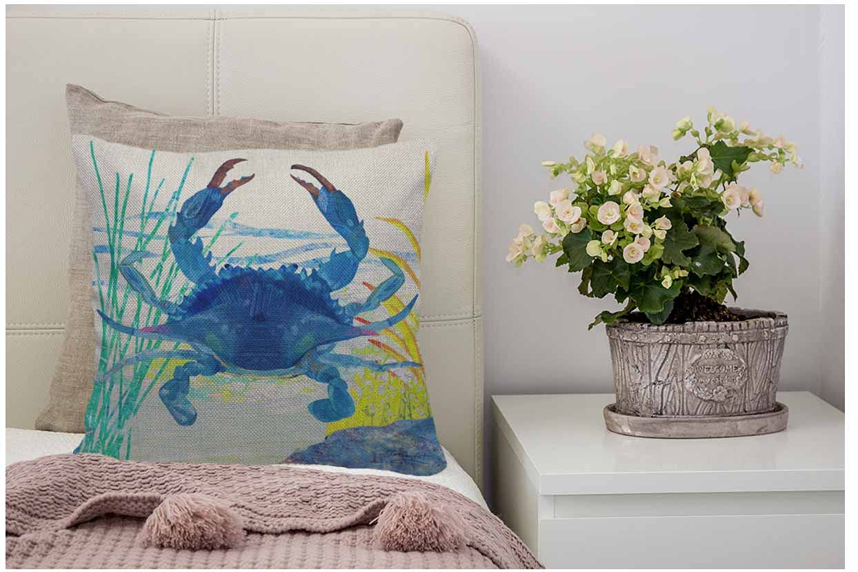 Set di 2 cuscini decorativi velluto arancione e oro 45 x 45 cm