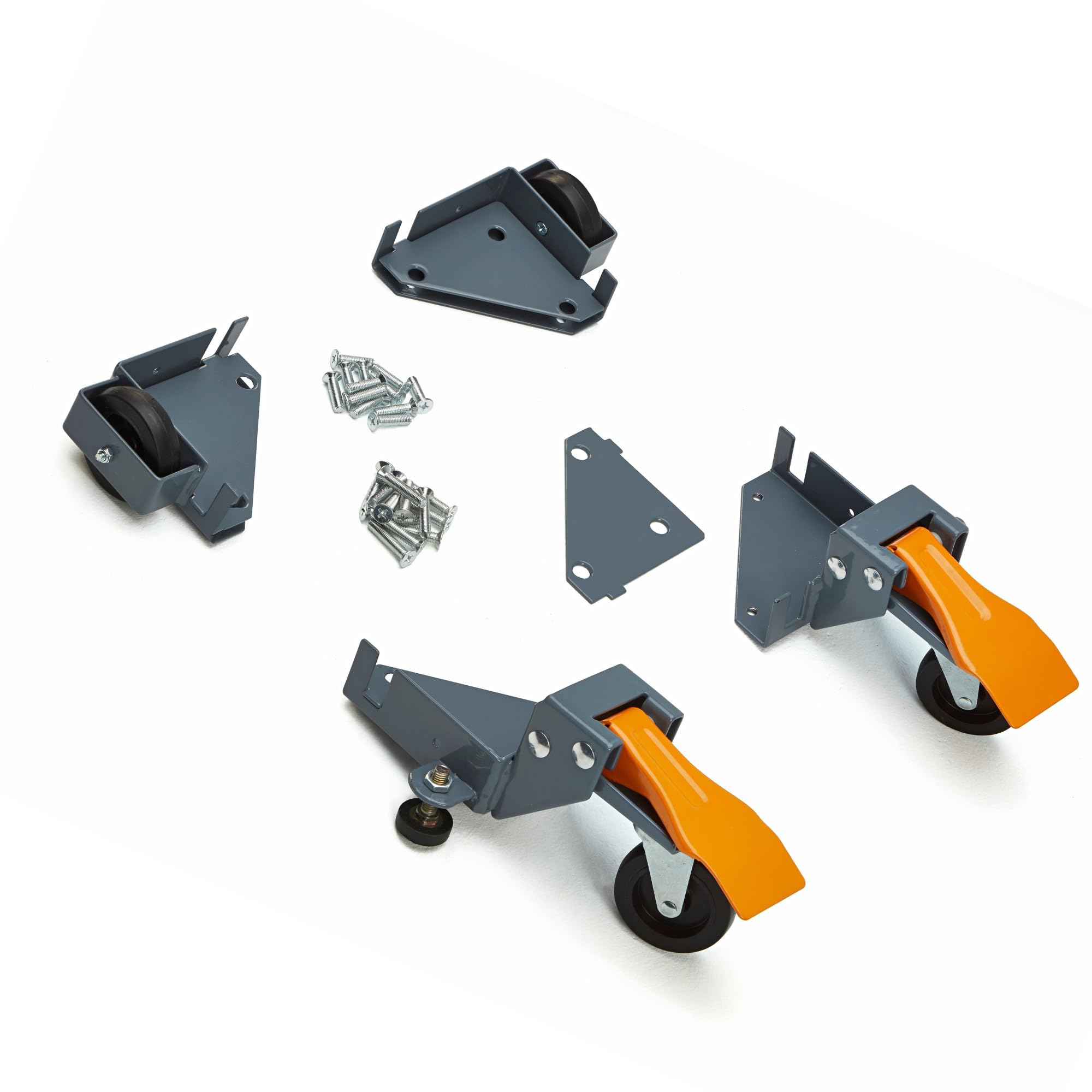 Portamate pm-1100 Universal mobile base kit. 400 lb. Capacità Move your Heavy Power Tools and Equipment around your Shop con facilità e stabilità. Nero