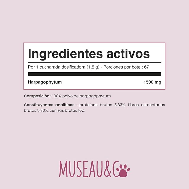 Foto 7 de 8 de Museau & Co Harpagophytum para Perros y Gatos - 100gr