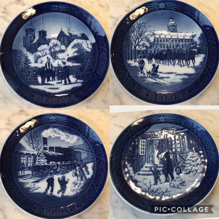 マイセン 金彩 果実文 フルーツ コバルト 絵皿 プレート直径 17センチ