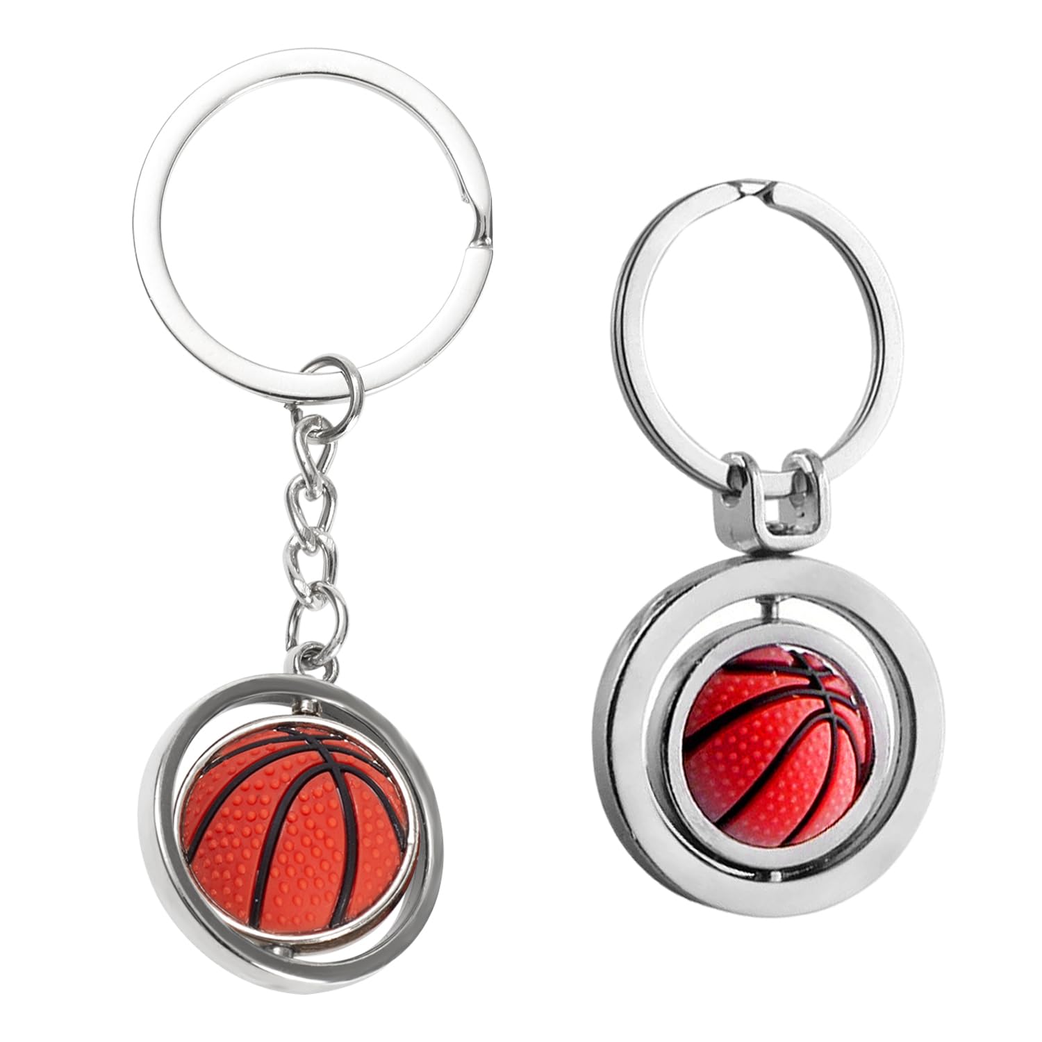 Llaveros De Baloncesto De 2 Piezas, Llaveros Personalizados Creativos, Llaveros Metálicos para Niños, Llaveros, Pequeños Obsequios para Aficionados Al Baloncesto