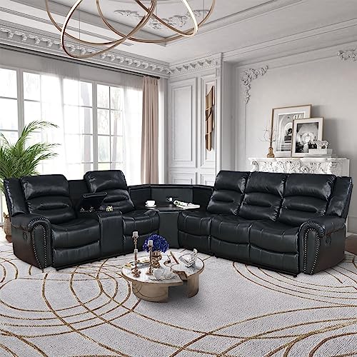 Top 10 Leather Sectionals With Recliners of 2022 Katynel