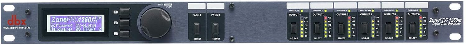 dbx ZonePRO 1260m 12x6 Digital Zone Processor with Link Bus