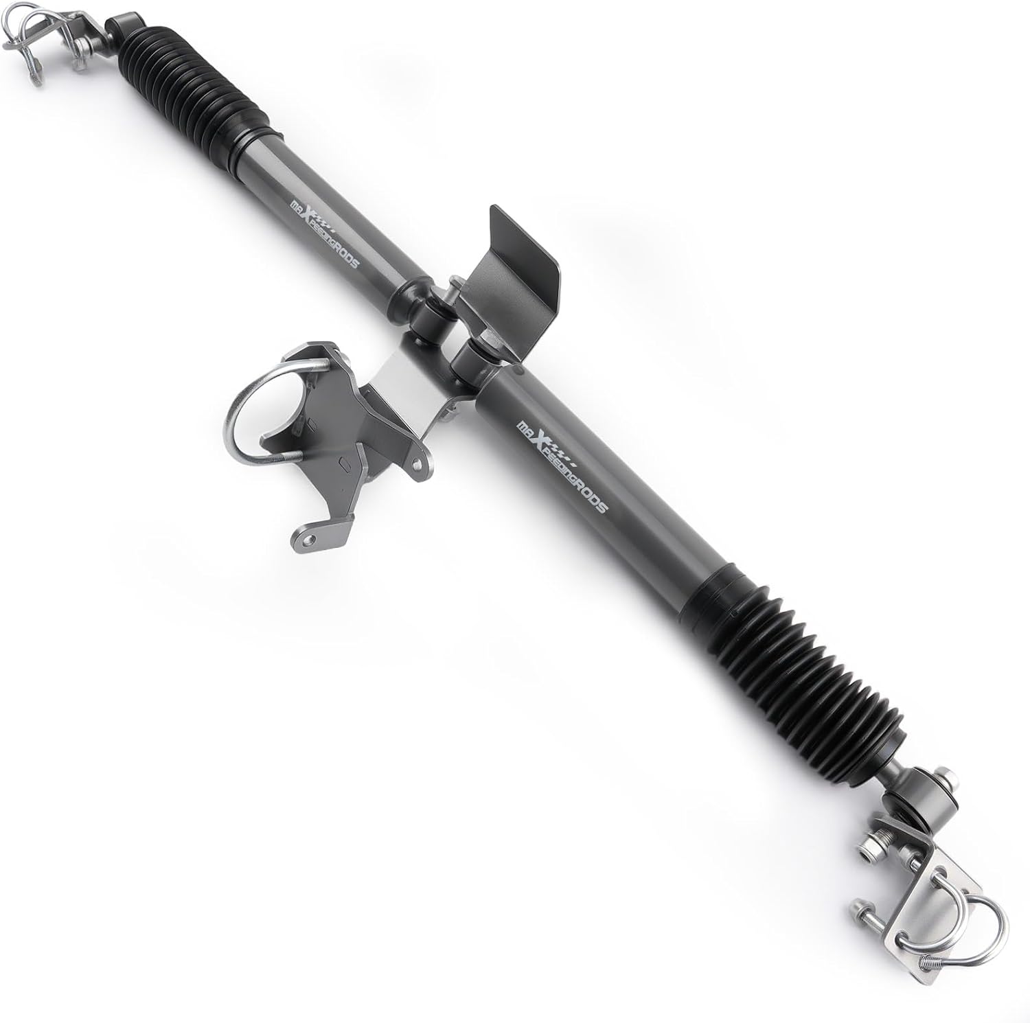 maXpeedingrods Dual Steering Stabilizer for Jeep Wrangler JL Gladiator JT 2018-2026 with 2.5-8" Lift, Improve Steering Control & Easy to Install, G1 Version