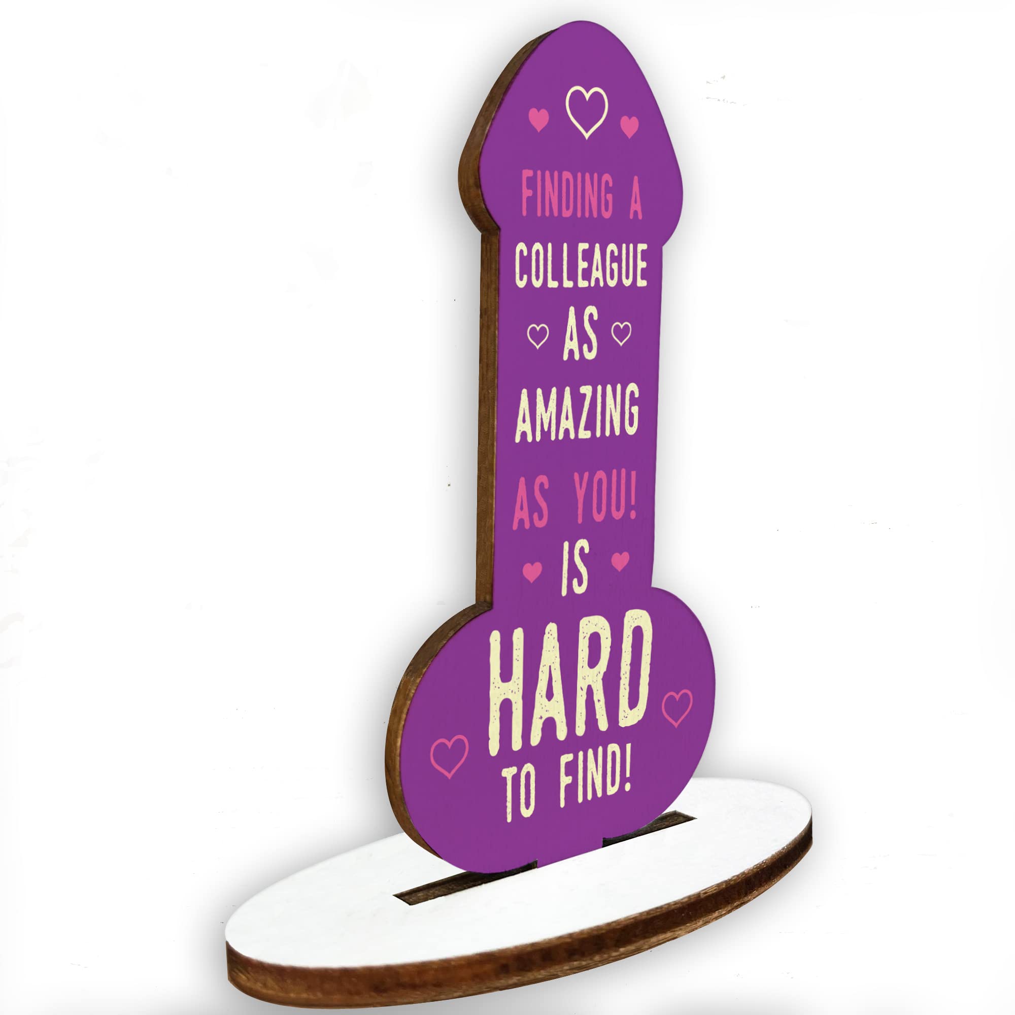 Red Ocean Colleague Hard To Find, Funny Novelty Wooden Friendship Plaque, Leaving Job Gift For Her, Gift For Colleague Co Worker