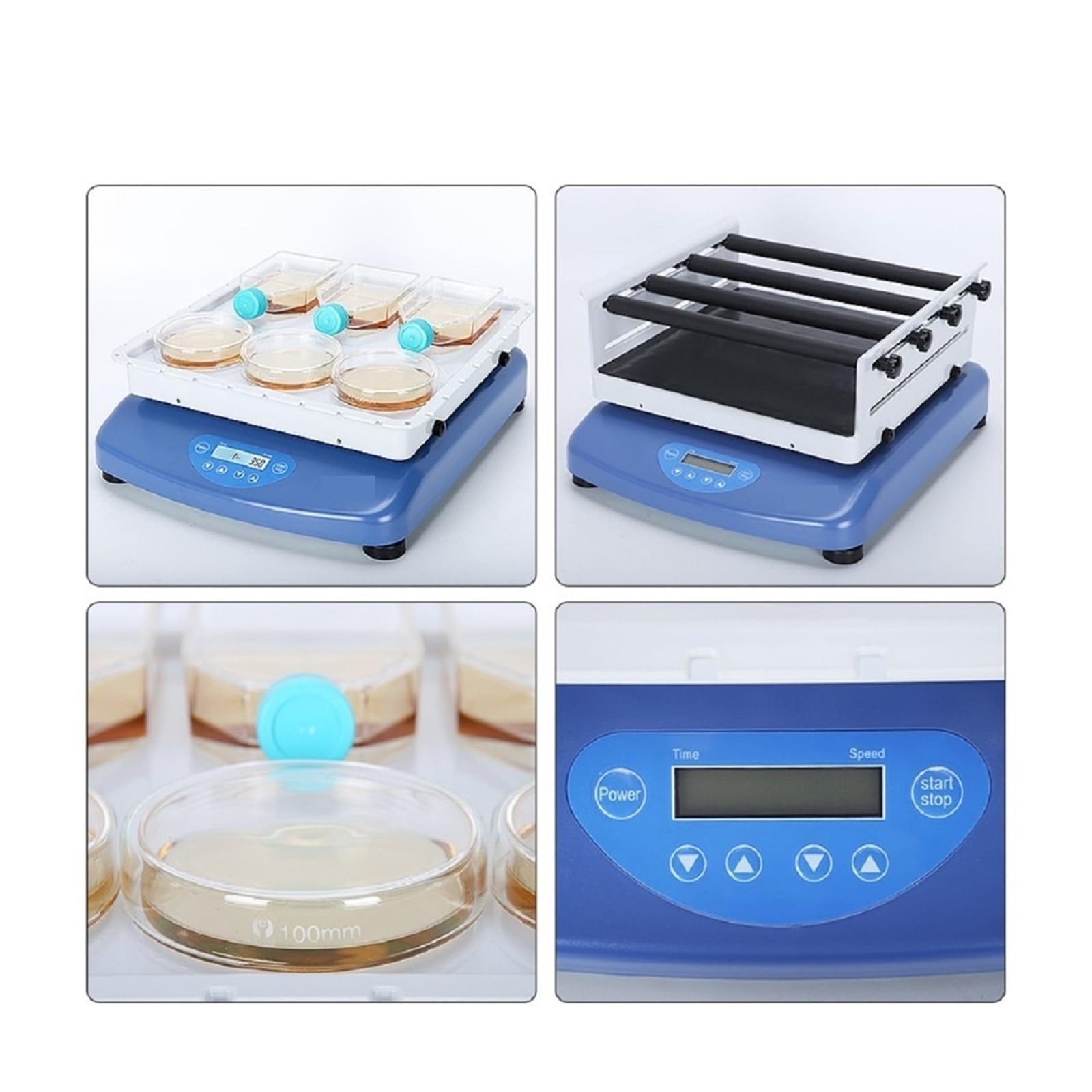Laboratoryjny oscylator orbitalny z regulowaną prędkością i funkcją pomiaru czasu, mieszadło laboratoryjne, wielofunkcyjny mikser wahadłowy do laboratoriów, badań(Fixture)