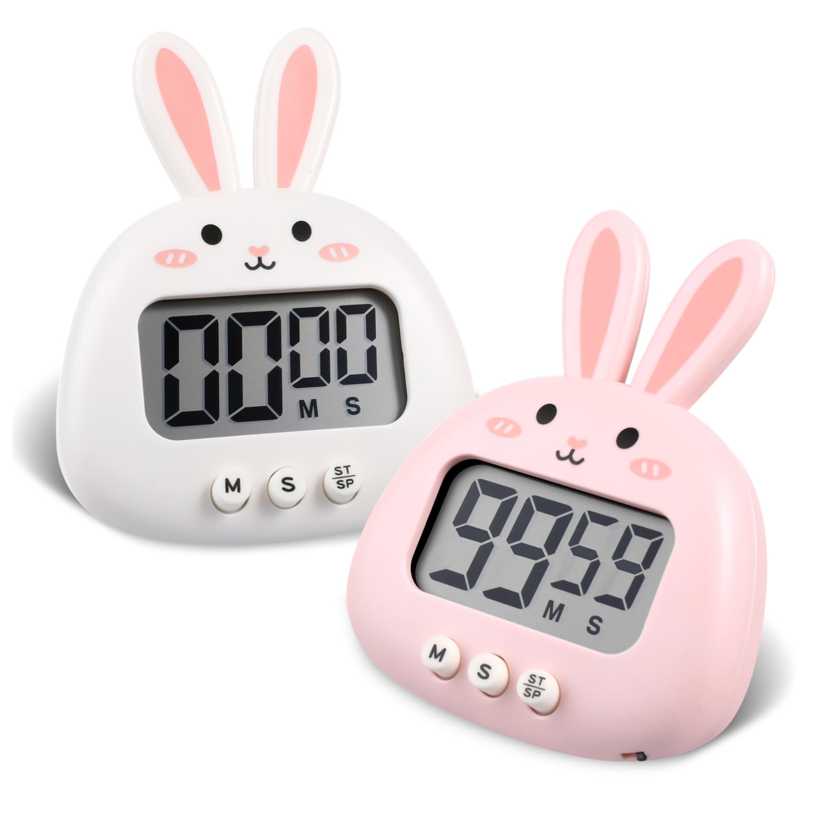 Amazon｜OUNONA 2 個 タイマー オーブン タイマー かわいい 時間 時計 