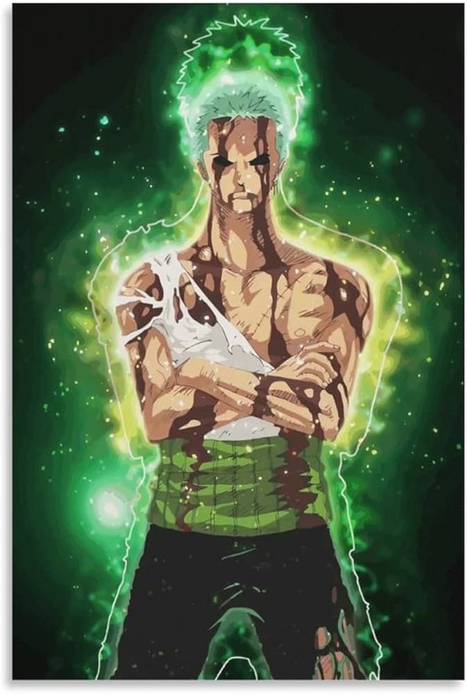 Amazon.co.jp: HD アニメ ポスター ロロノア ゾロ ワンピース 1(1