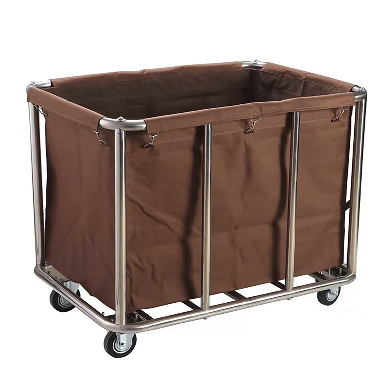 Carrello Di Lavanderia Di Rotolamento Industriale, Grandi Hampers per Lavanderia Heavy Duty con Ruote, Cesto Di Lavanderia Casa Commerciale Del Camion Di Rinfusa con Sacchetto Di Rivestimento Rimovib