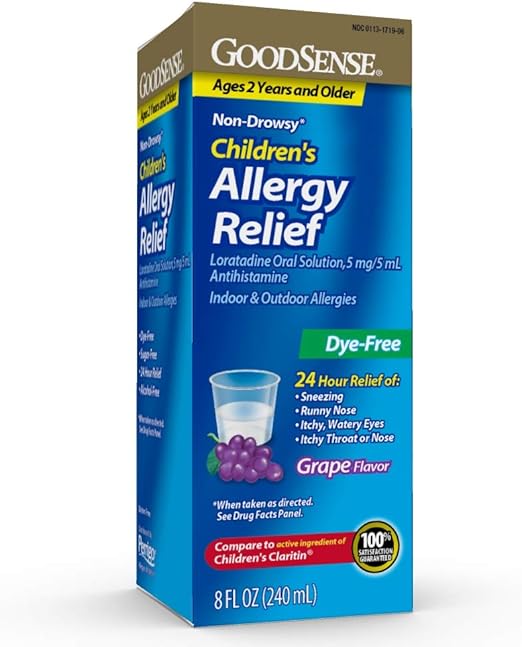GoodSense Children’s Allergy Medicine, 24 Hour Loratadine