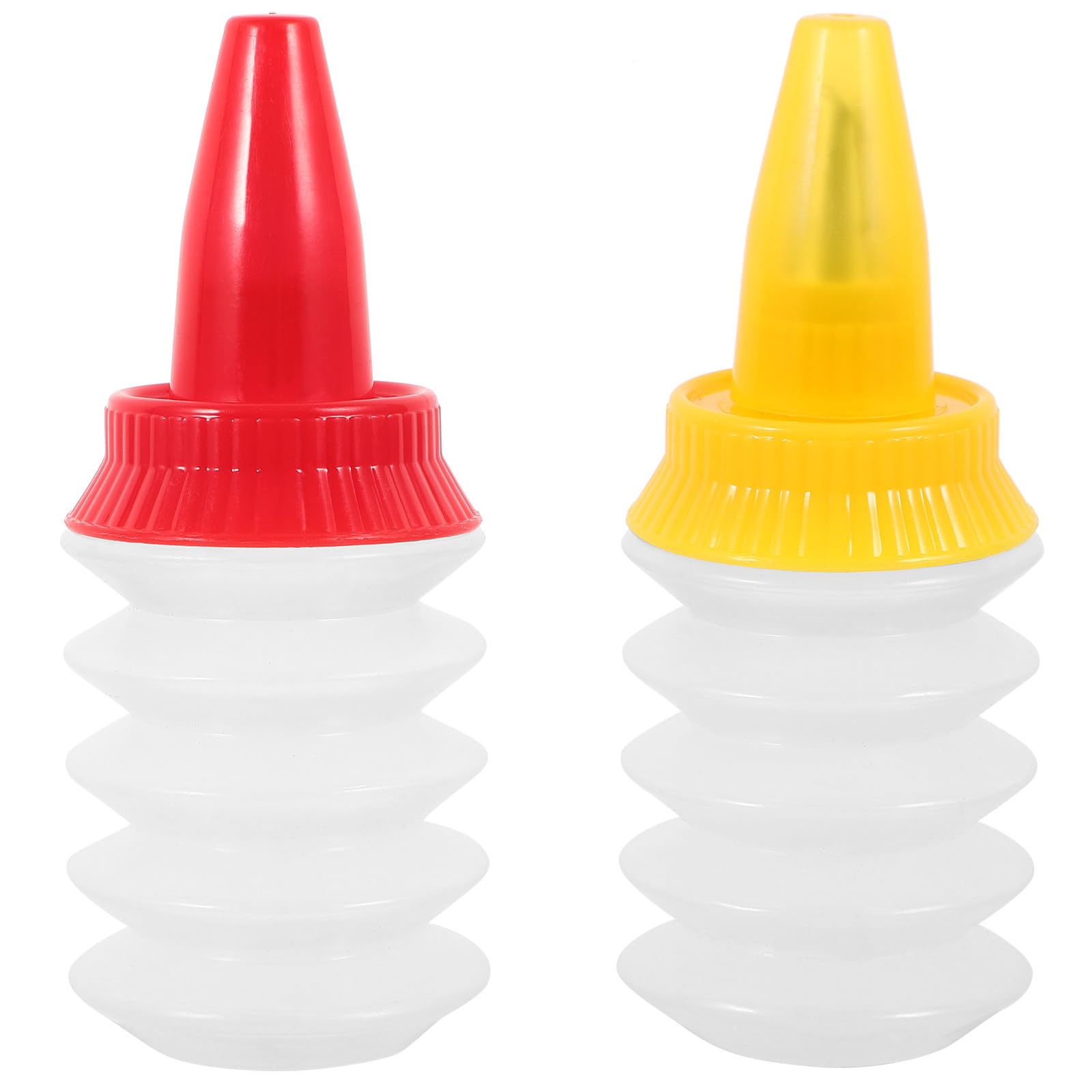 IMIKEYA Bouteille de Glaçage pour Biscuits 2 Pièces en PP Réutilisable Portable, Accessoires de Décoration de Gâteau pour Décorer Cookies et Pâtisseries Couleur Couleur Aléatoire