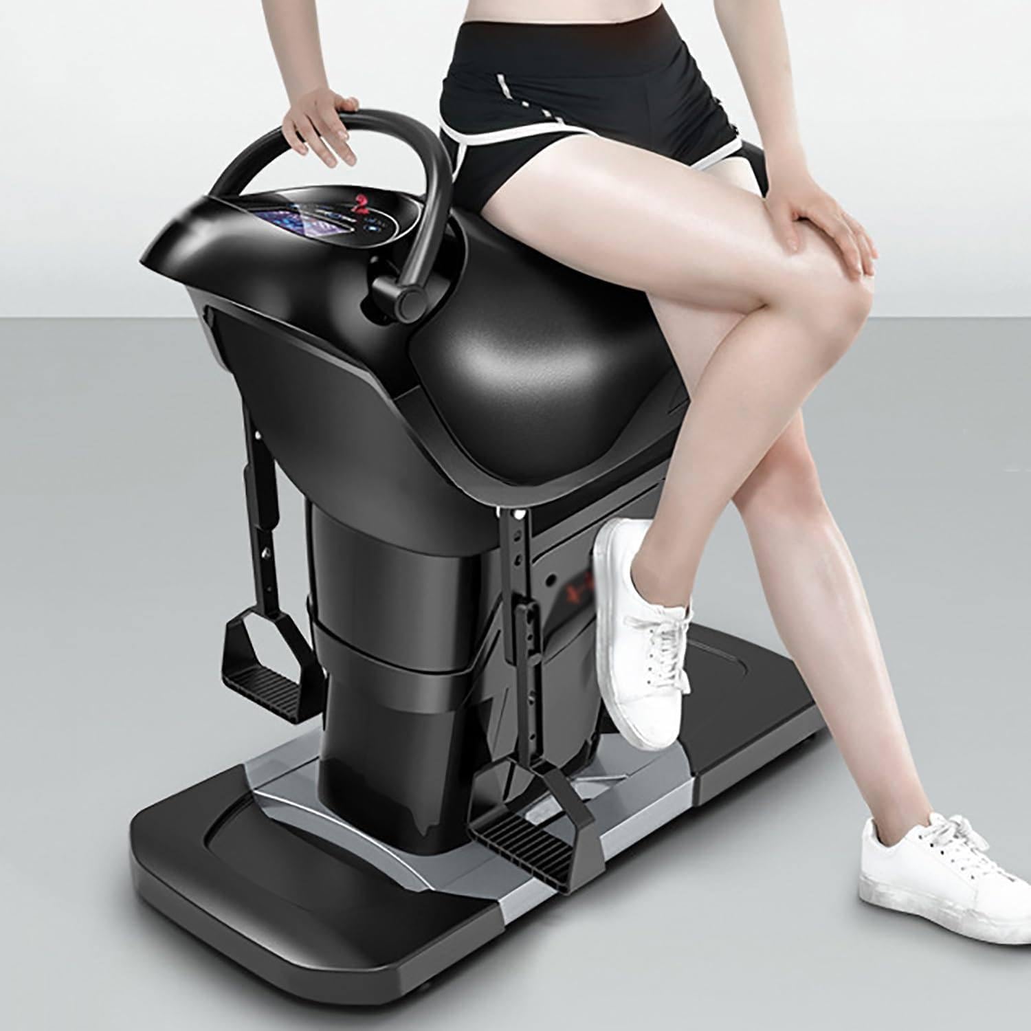 Máquina eléctrica para montar a caballo, entrenador de vibración de 20 velocidades para entrenamiento en casa, quema de grasa y equipo de ejercicio de modelado