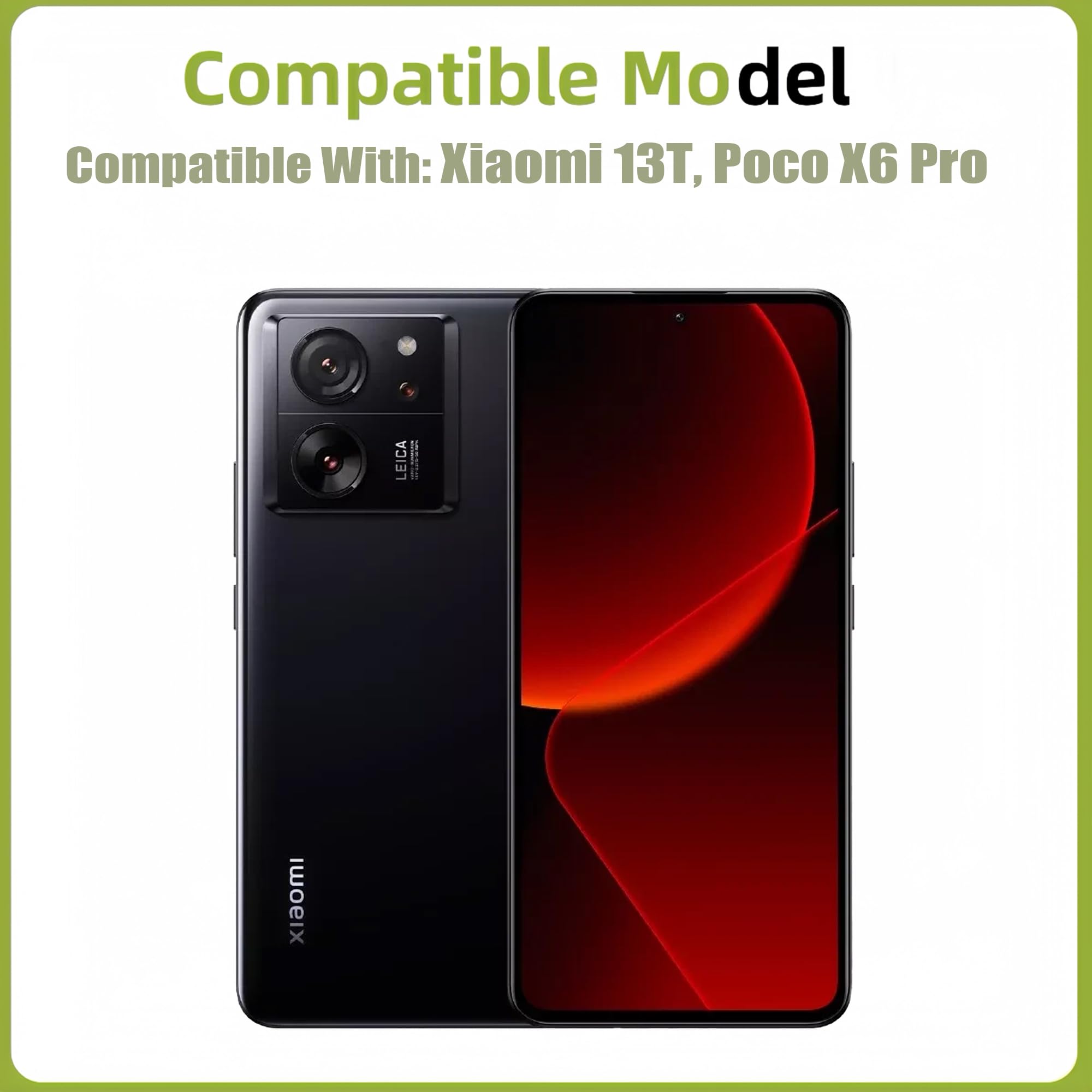 BM5T-A - Batería de repuesto compatible con Xiaomi 13T, Poco X6 Pro 2306EPN60G, 2311DRK48G batería de repuesto con juego de herramientas