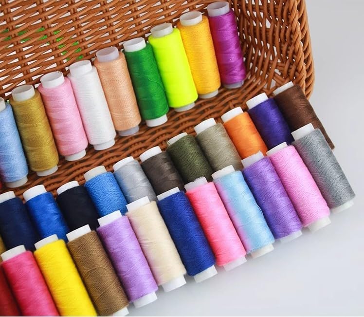 1 hilo de coser extrafuerte de poliéster, con hilo de coser para manualidades de cuero, color beige