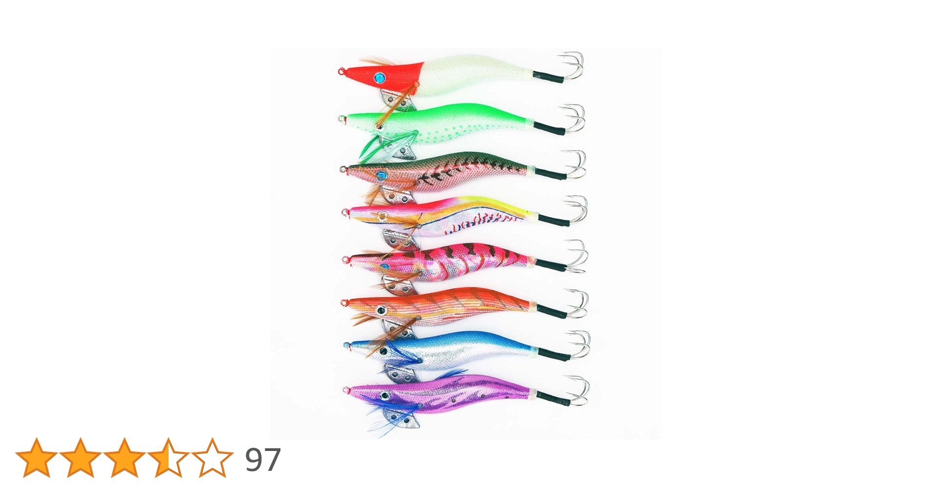 Amazon | 釣り具 タコエギ 3.5号 8本セット A20takoegi35h8X
