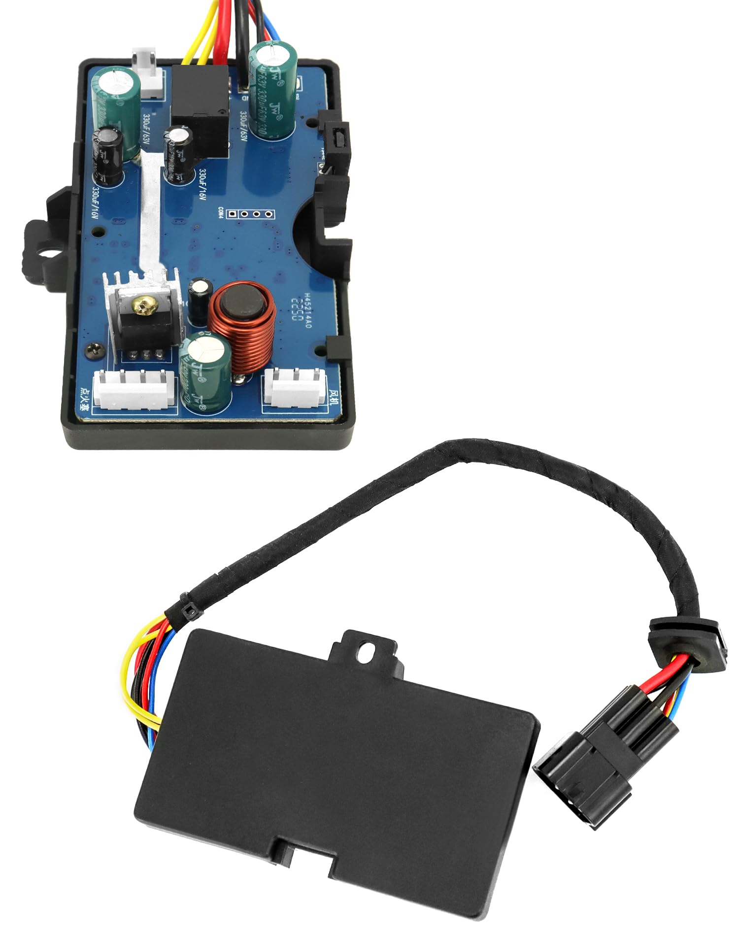 QWORK® Sterownik nagrzewnicy samochodowej, części zamienne do podgrzewacza parkingowego, 12v 3kw/5kw, płyta sterująca grzejnik parking diesel