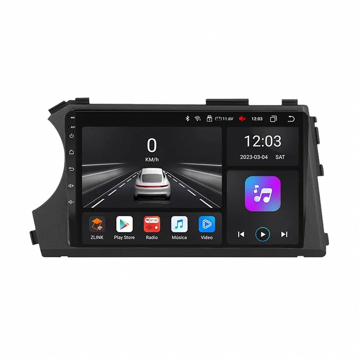 Navegación GPS para SsangYong Actyon con Carplay inalámbrico y Android Auto pantalla táctil de 32GB 8