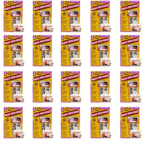 Freez-A-Frame Clear Magnetic Flexible Photo Frames 2.5