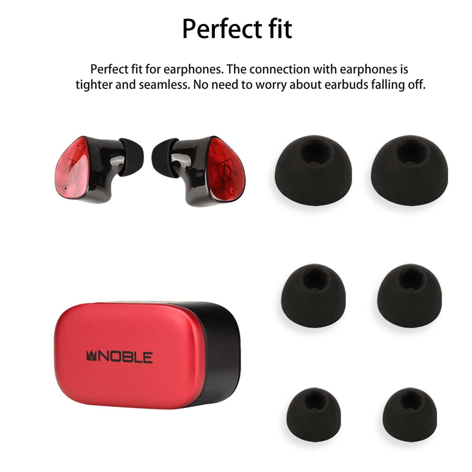 Amazon | [3組] Noble Audio FoKus Amadeus用イヤーチップ NOUKAJU