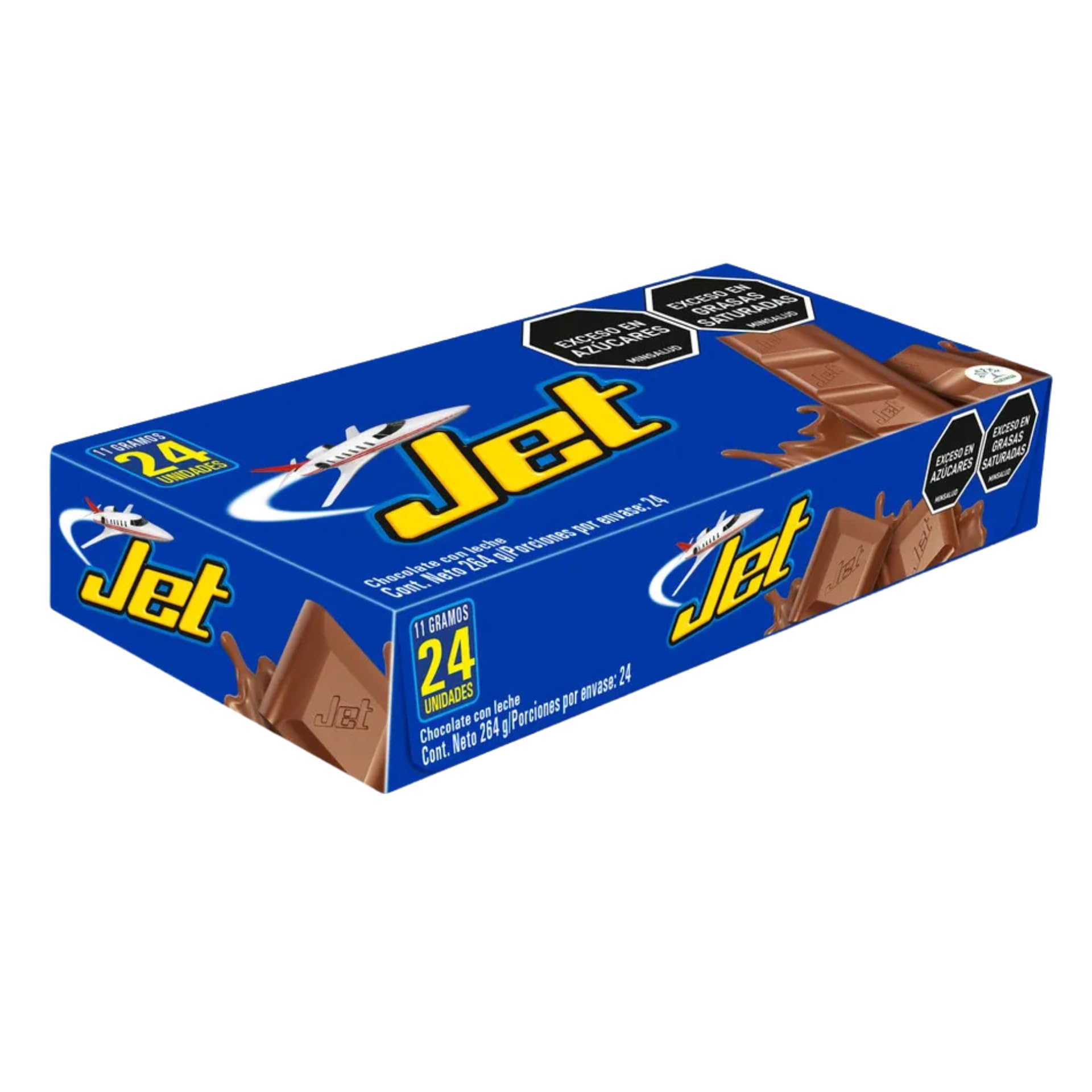 Chocolatina Jet Milk Chocolate - 24 units box - 9.31oz/264g - Imported from Colombia
