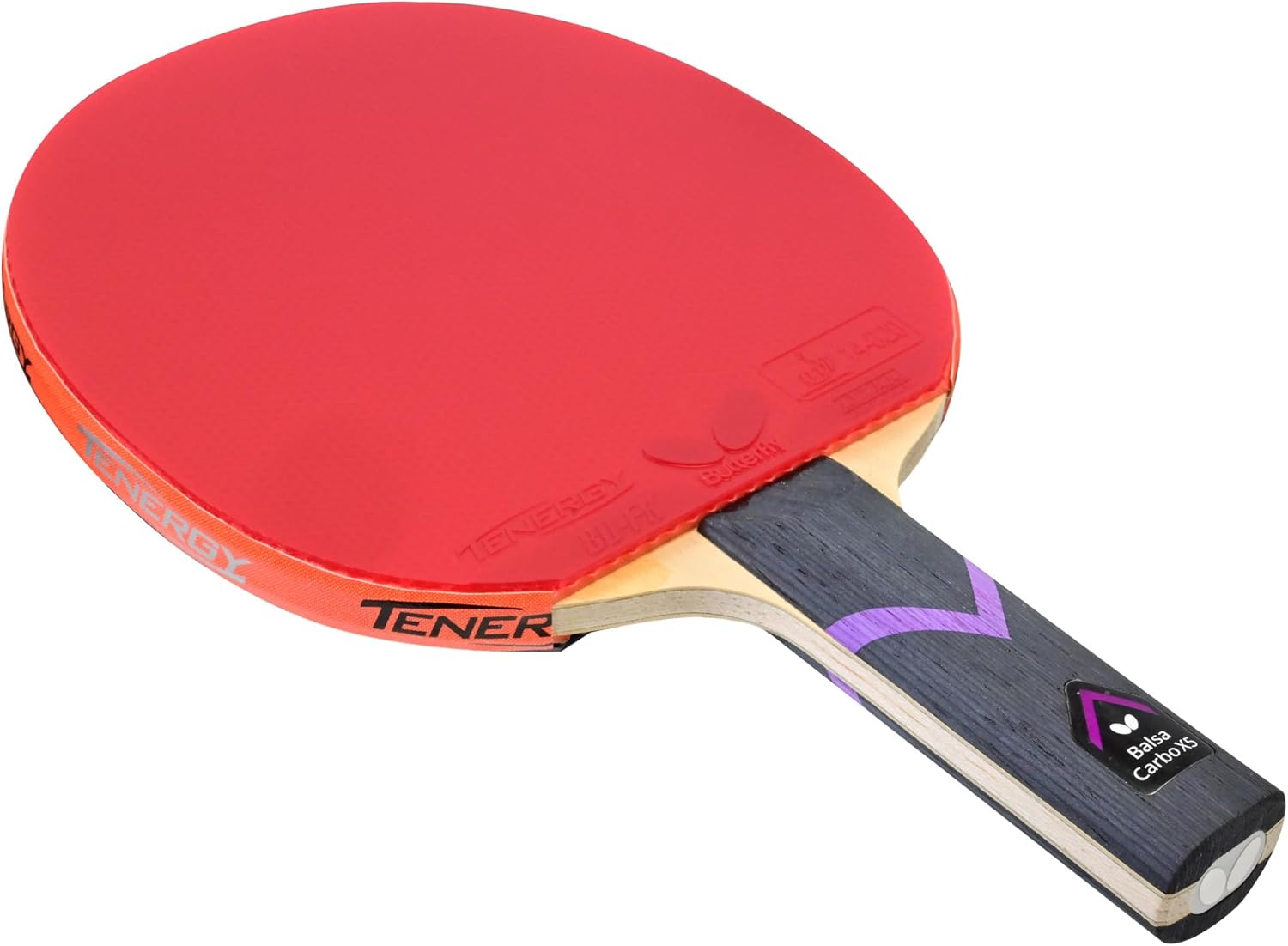 Butterfly Balsa Carbo X5 ProLine Table Tennis Racket The Softness Of