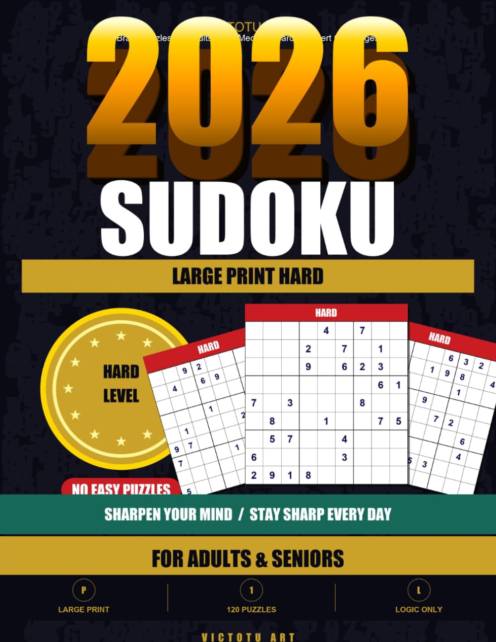 Commuter Sudoku: Brain Puzzles for Adults - 100 Medium, Hard & Expert Challenges: 15-Minute Brain Breaks for Busy Adults | 100 Medium to Expert ... Puzzles (Large Print Sudoku Book for Adults)