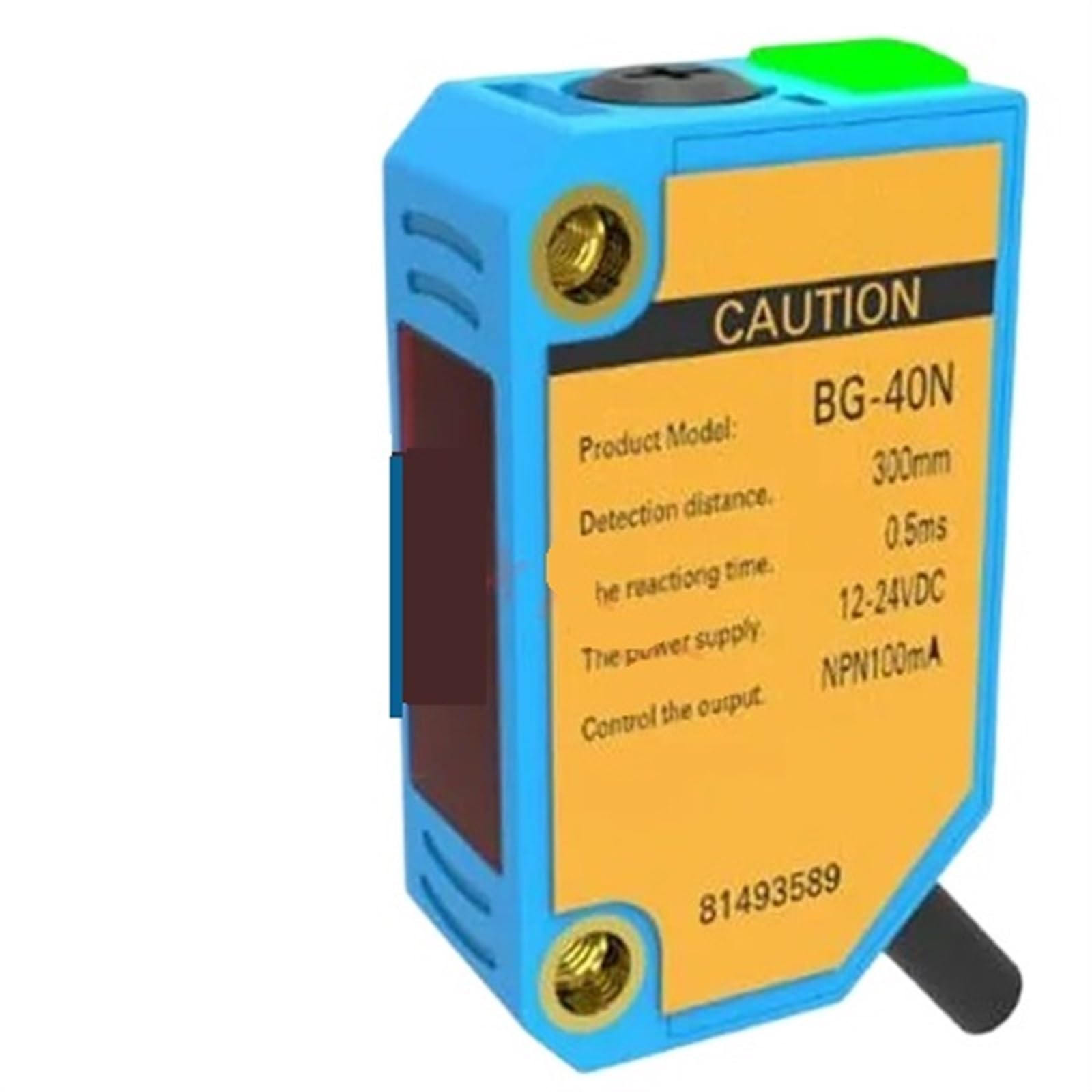 PXQCHAVLN Photoelectric Sensor BG-20N BG-40N BG-40P Small Light Spot Focusing Reflection Detection 400mm(BG-40P)