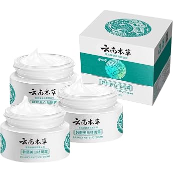 Japanese Melasma Cream Hoshi Cream Japan Japanese Herbal Freckle Removal Cream Dr Hancy White Spot Cream Dark Spot Corrector for Face Skin Care Facial Moisturiser Face Cream 3 Pieces