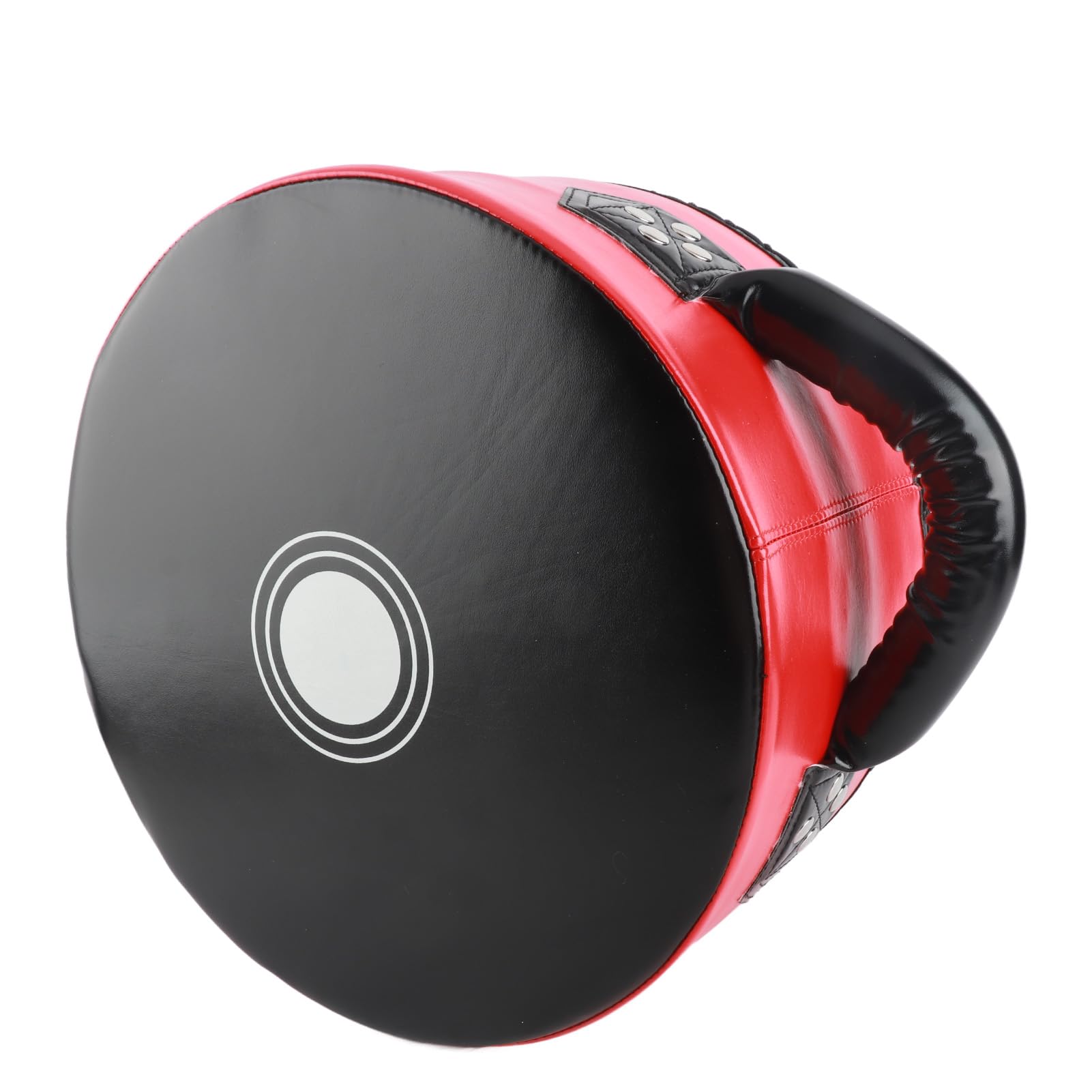 Haofy Bouclier de Boxe en Cuir PU avec Brassards Réglables pour l'entraînement de Force, adapté à Les âges et Niveaux de Compétence, 34 X 17 Cm